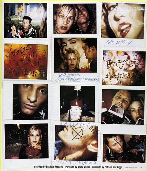 Polaroids by Patricia and Viggo